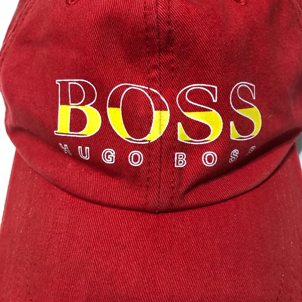 BOSS Hugo Boss Red Baseball Cap • Boy/Youth